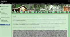 Desktop Screenshot of lacabriole.be